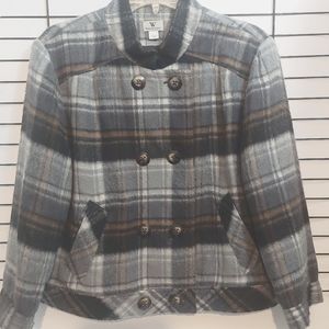 Women's light wool hipster jacket